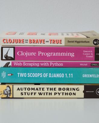 Libri di programmazione Python e Clojure | inglese