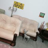 SET DIVANI reale 3+2+MA in pelle ! CONSEGNA !