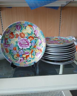 servizio da 12 - piatti China colorati