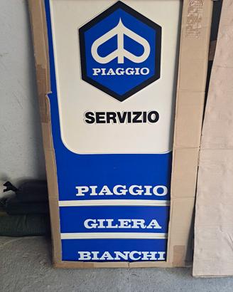 Insegna Piaggio Servizio 