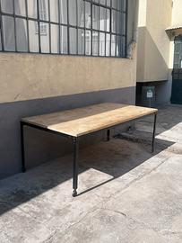 Tavolo da pranzo / laboratorio stile industrial