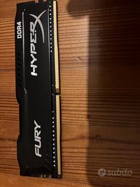 Ram ddr4 hyperX fury