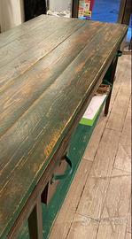 Tavolone da officina vintage