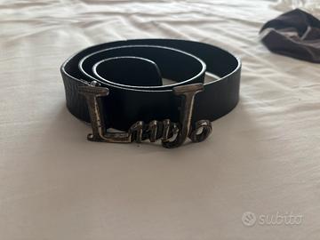 Cintura liu jo in vera pelle nera