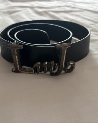 Cintura liu jo in vera pelle nera