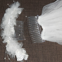 Sposa,Velo+coroncina per capelli