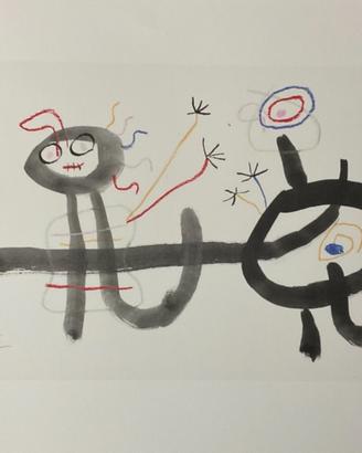 Joan Mirò Litografia edizione limitata