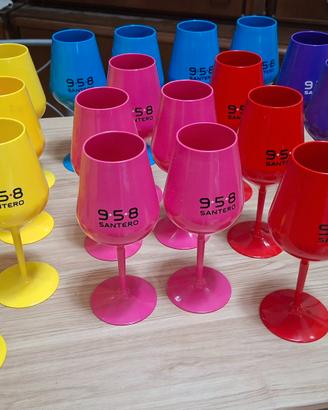 Bicchieri Santero 958 di vari colori