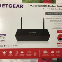 Modem router netgear d6000