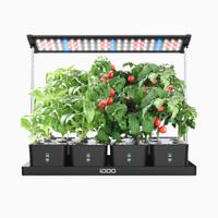 IDOO KIT COLTIVAZIONE IDROPONICA 20 Pod, 68cm LED