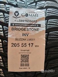 2 gomme 205 55 17 bridgestone inv a4244