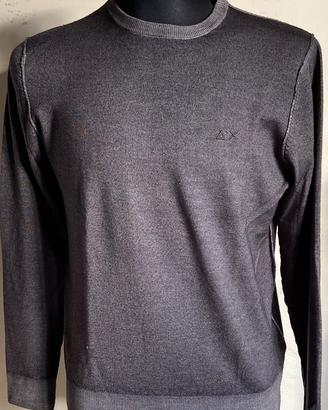 Maglia Sun 68 AX pura lana giro collo