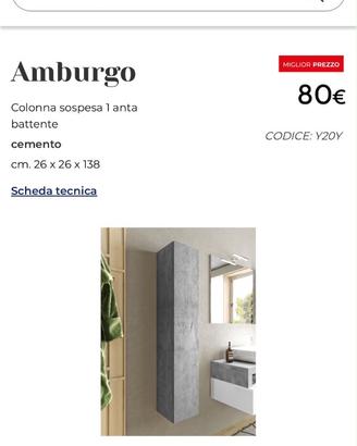 Colonna bagno