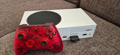 XBOX SERIES S  DA 512gb +PAD ROSSO+MEM EST 512GB