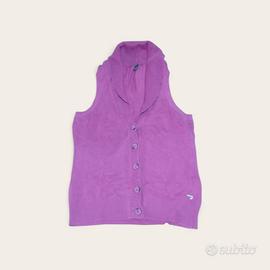 Maglioncino gilet viola 