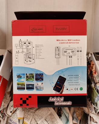 MISURA PH  ACQUA wireless wifi control detector