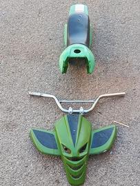 Plasticheverdi+manubrio  mini quad 50cc