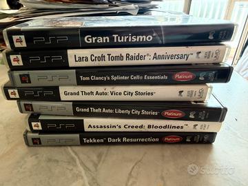 lotto 8 giochi psp completi e funzionanti