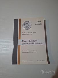 STUDI e RICERCHE - POLITECNICO DI MILANO VOL. 26