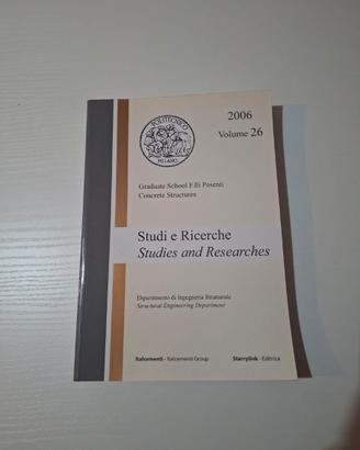 STUDI e RICERCHE - POLITECNICO DI MILANO VOL. 26