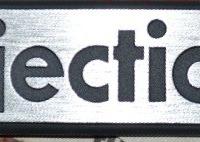 scritta Injection alfa romeo 