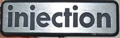 scritta Injection alfa romeo 