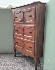Angoliera Credenza ANTICA 700 NOCE MASSICCIO Luigi
