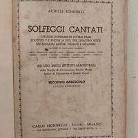 Schinelli - Solfeggi Cantati