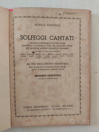 Schinelli - Solfeggi Cantati