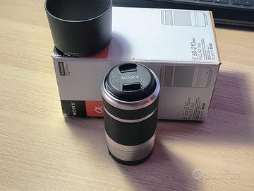 Obiettivo 55-210mm per mirrorless Sony