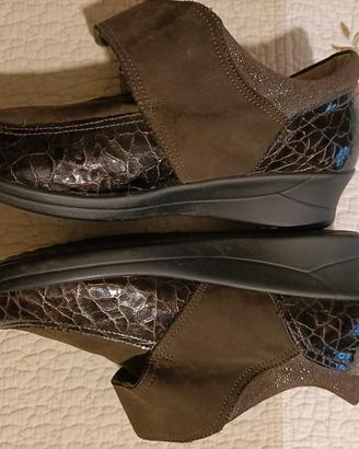 Scarpe comode da signora marroni Vegam n.37/38