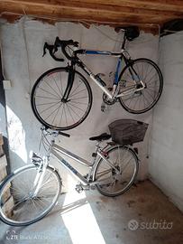 bici da corsa e da passeggio