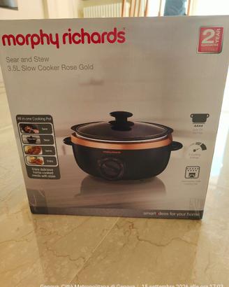 Pentola Slow Cooker Morphy Richards 3.5L Rose Gold