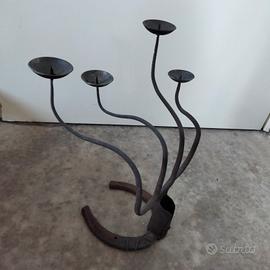 candelabro vintage artigianale 