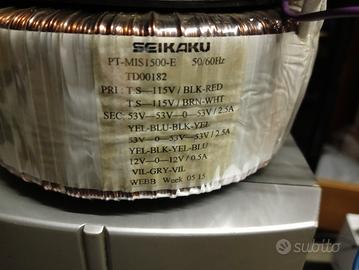 coppia trasformatori toroidali 1000 W