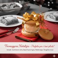 Formaggera Elegante in Legno e Vetro type C 