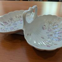 Mini-Vassoio in porcellana a due scomparti