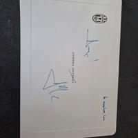 Juventus - Biglietto Auguri - Autografato