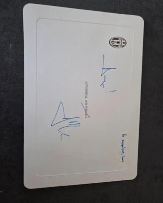 Juventus - Biglietto Auguri - Autografato