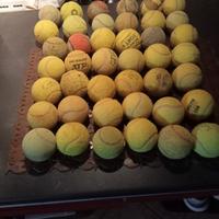 palline da tennis usate 
