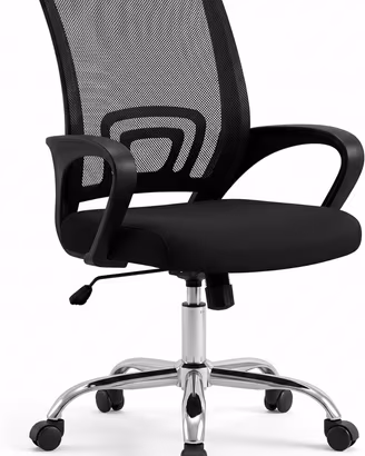Sedia Ufficio Ergonomica con Supporto Lombare,