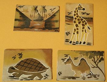 Quadri fatti con sabbia africana 