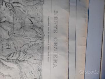 vecchie cartine  topografiche