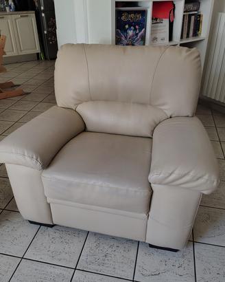 Poltrona similpelle