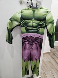 Costume carnevale Hulk bambino 5-6 anni