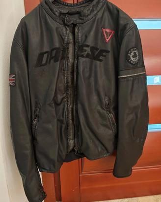 Giacca Pelle Dainese moto Ace Cafe London