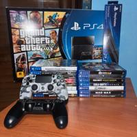 PS4 + cuffie + giochi