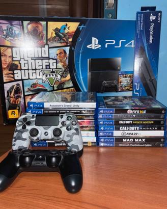 PS4 + cuffie + giochi