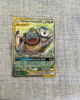 Blastoise e Piplup GX ALLEATI