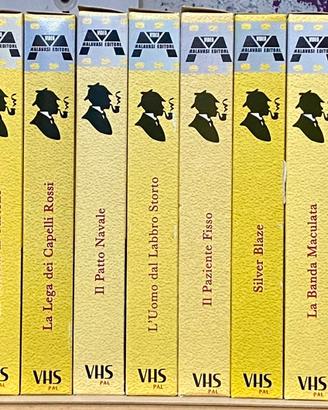 Collezione Gialli VHS A. Christie e Sir C. Doyle